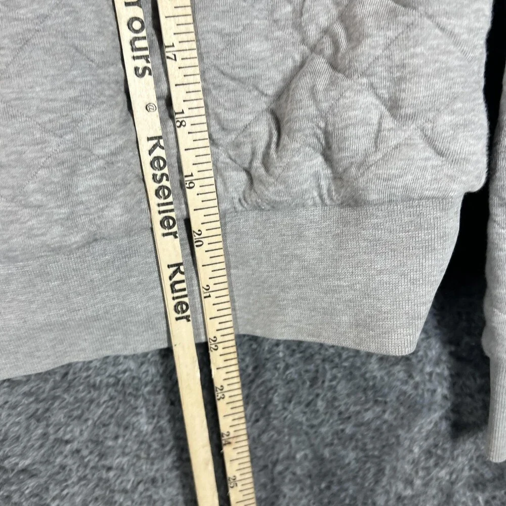 Patagonia Sweatshirt Womens Medium Gray Quilted Worn Wear Pullover STY25310FA18